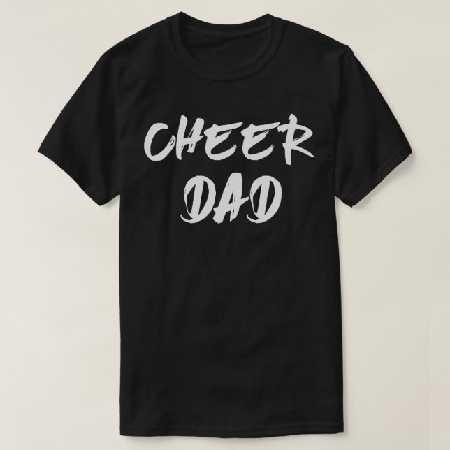 Vater Cheerleader von Cheerleader Daughter Chee T-Shirt (Design vorne)