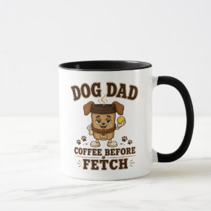 Vater-Chef-Kaffee-Vor-Holen-Lustiger-Schwarzer-Bec Tasse