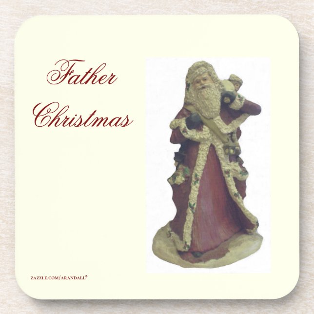 VATER CHRISTAS GETRÄNKEUNTERSETZER (Vorderseite)