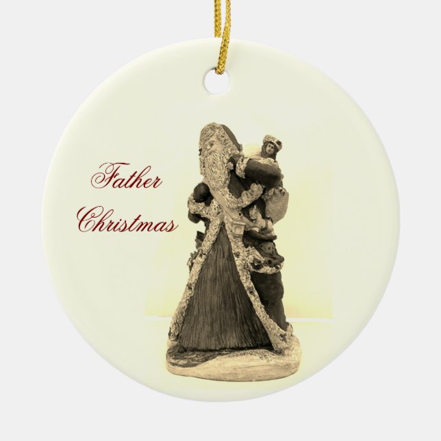 VATER CHRISTAS KERAMIK ORNAMENT (Vorne)