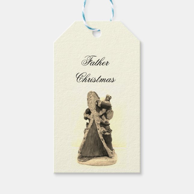VATER CHRISTAS STICKER GESCHENKANHÄNGER (Vorderseite)