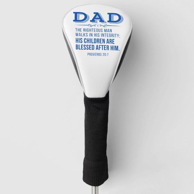 Vater - Christliche Schrift des Vaters Golf Headcover (Vorderseite)