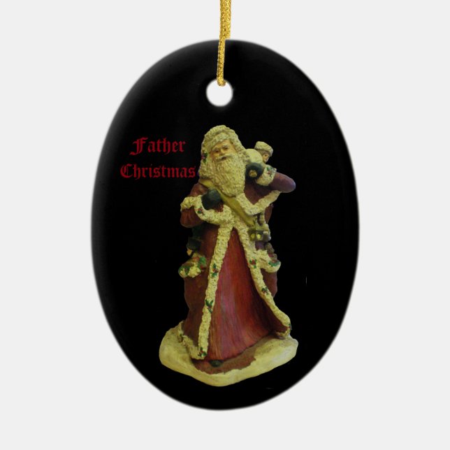 "VATER CHRISTMAS KERAMIK ORNANATION" ORNAMENT (Vorne)
