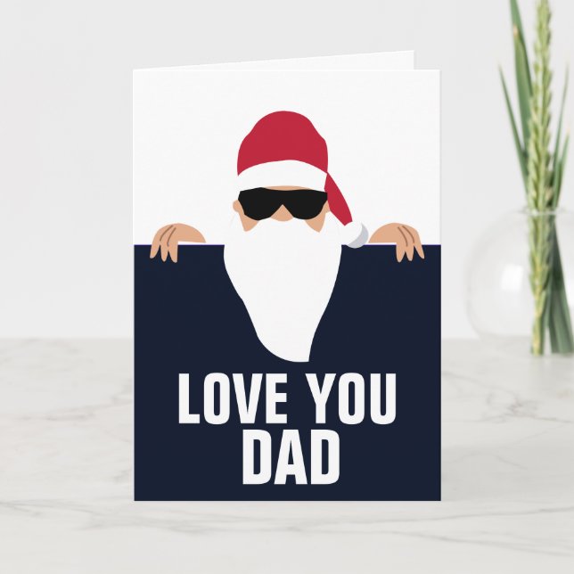 VATER CHRISTMAS LIEBE SIE KARTEN (Vorderseite)