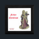 "VATER CHRISTMAS", VINTAGER HOLZ, KENNZEICHNUNG ERINNERUNGSKISTE<br><div class="desc">"VATER CHRISTMAS" VINTAGE HOLZHALTUNG BOX ist ein Objekt im Haus der SUNSHINE Kunstsammlung von Kunstwerken der Extraklasse. Es ist eine Reproduktion einer Skulptur von Gerry K. Furgason</div>