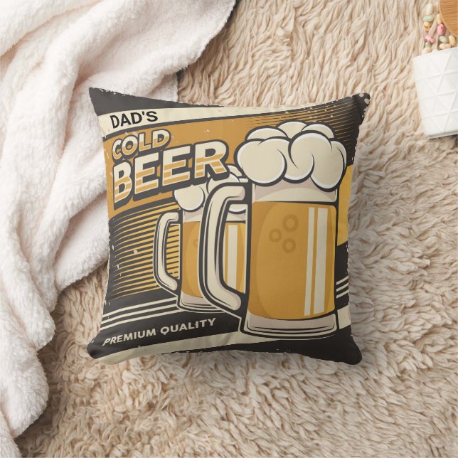 VATER Classic Cold Beer Throw Kissen (Decke)