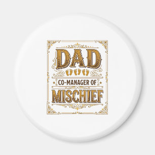 Vater Co-Manager von Unfug Lustiger Vater Design_1 Magnet