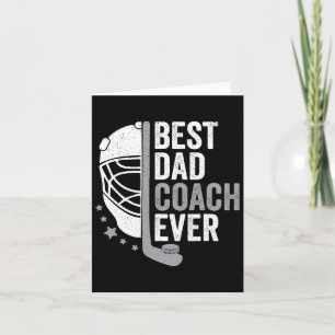 Vater Coach Jeden Vatertag Hockey Karte