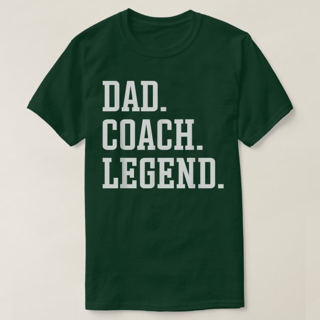Vater Coach Legende Coach Vater  T-Shirt (Design vorne)