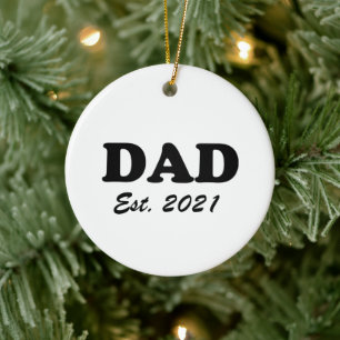 Vater Custom Establishment date personalisiert mod Keramik Ornament