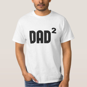 Vater Dad2 exponential quadriert T-Shirt
