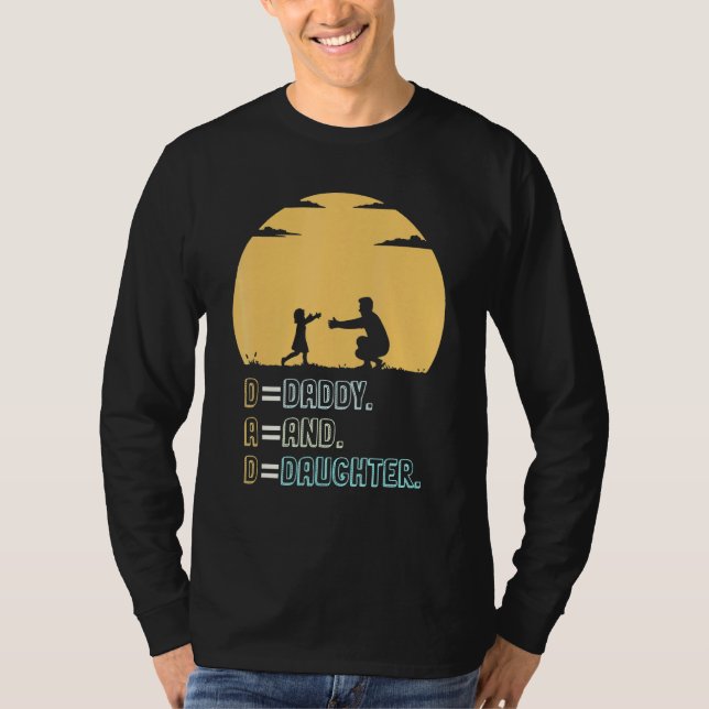 Vater Daddy Daughter Meine erste Liebe mein erster T-Shirt (Vorderseite)