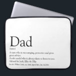Vater Daddy ist der beste Vater der Welt und defin Laptopschutzhülle<br><div class="desc">Personalisieren Sie für Ihren besonderen Vater, Vater, Papa oder Papa, um ein einzigartiges Geschenk für den Tag des Vaters, Geburtstage, Weihnachten oder jeden Tag, den Sie gewollt, um zu zeigen, wie viel er für Sie bedeutet. Eine perfekte Art, ihm zu zeigen, wie phantastisch er jeden Tag ist. Entwickelt von Thisisnotme©...</div>