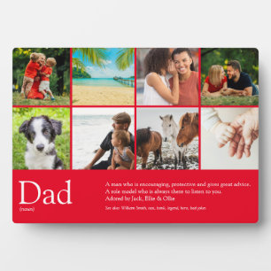 Vater Daddy Pater Definition 8 Fotomaterial Rot Fotoplatte