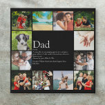 Vater Daddy Vater Definition 12 Foto Schwarz Künstlicher Leinwanddruck<br><div class="desc">Personalisieren Sie mit 12 Lieblings-Fotos und personalisierten Texten für Ihren besonderen Vater, Papa oder Vater, um ein einzigartiges Geschenk für den Vater, Geburtstage, Weihnachten oder jeden Tag, den Sie gewollt, um zu zeigen, wie viel er für Sie bedeutet. Eine perfekte Art, ihm zu zeigen, wie phantastisch er jeden Tag ist....</div>