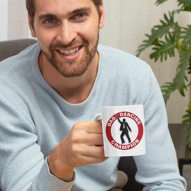 Vater Dancing Champion - Funny Vatertag Tasse (Von Creator hochgeladen)