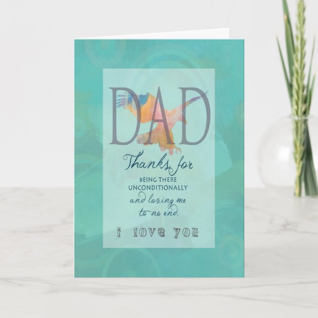 Vater, danke für die bedingungslose Liebe zu mir (Vorderseite)