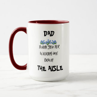 VATER DANKE IHNEN, DASS SIE MIR DEN AISL HERUNTERG TASSE