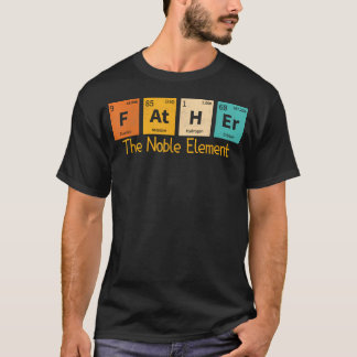 Vater Das Edle Element Lustige Periodensystem-Tabe T-Shirt