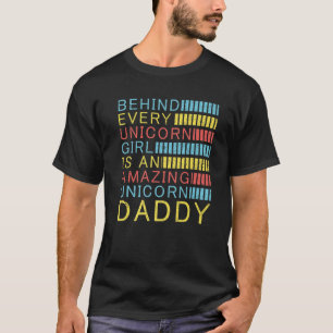 Vater Daughter Matching Familienvater Unicorn Dadd T-Shirt
