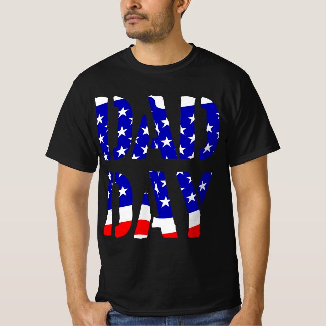 VATER DAY USA Frohes Vater's Day! T-Shirt (Vorderseite)