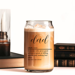 Vater-Definition Bier-Dosen-Glas Dosenglas