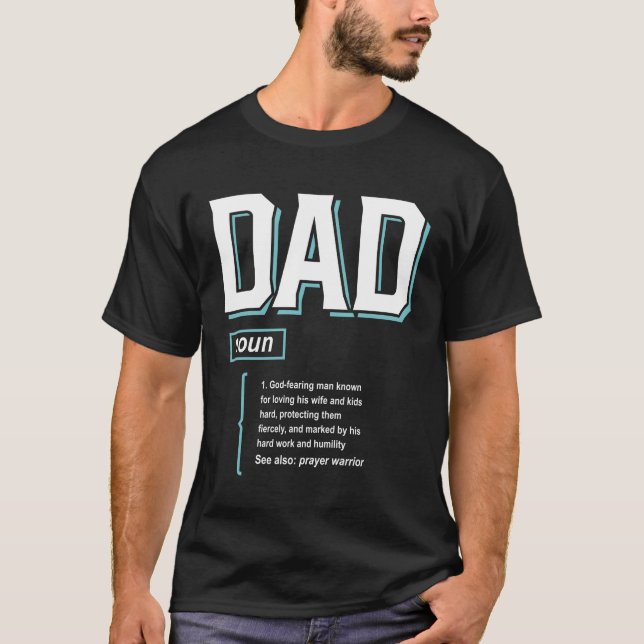 Vater-Definition | Vatertag T-Shirt (Vorderseite)