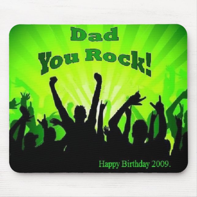 Vater, den Sie schaukeln Mousepad (Vorne)