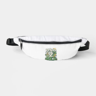 Vater der 2 Rex Dinosaur Vater Shirt Design_1 Bauchtasche