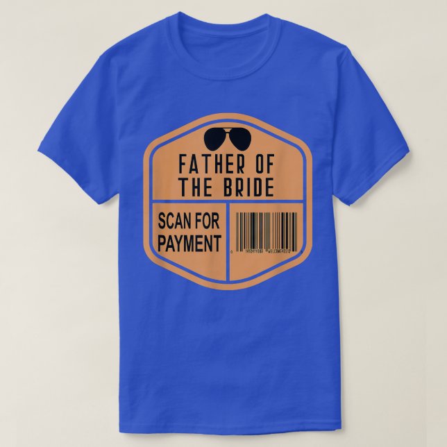 Vater der Bachelor-Hochzeit T-Shirt (Design vorne)