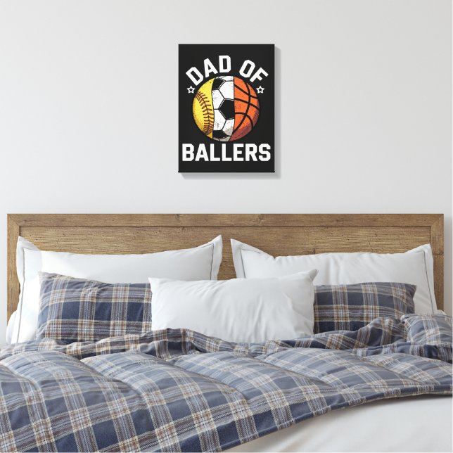 Vater der Baller Leinwanddruck (Insitu (Schlafzimmer))