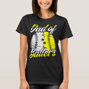 Vater der Baller stolz Sport Daddy Ball Kinder Fat T-Shirt