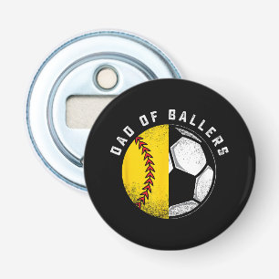 Vater der Baller Vater-Sohn-Softball-Fußballspiele Flaschenöffner