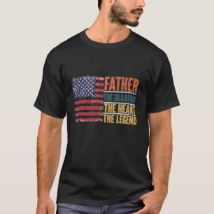 Vater Der Beschützer Das Herz Die Legende T-Shirt