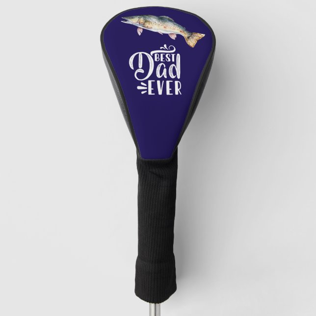 Vater der beste Papa aller Zeiten Golf Headcover (Vorderseite)