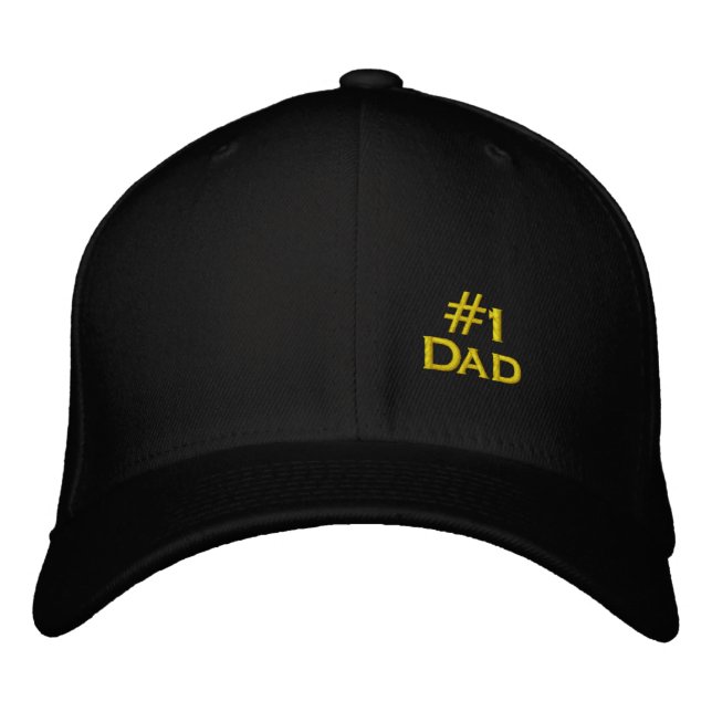 Vater der bestickten Männer Bestickte Baseballkappe (Vorderseite)