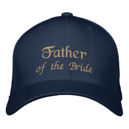 Vater der Braut Bestickte Kappe