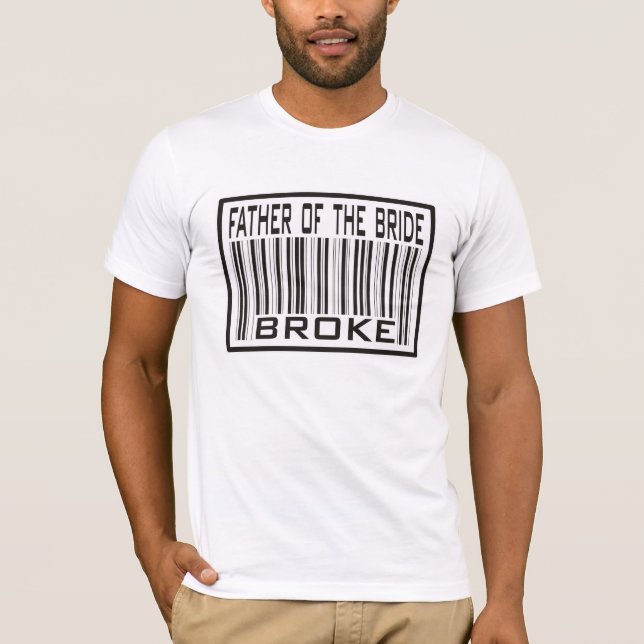 Vater der Braut brach T-Shirt (Vorderseite)