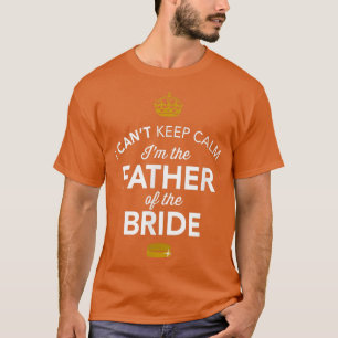 Vater der Braut Geschenk Gegenwart Bekleidungsbrid T-Shirt