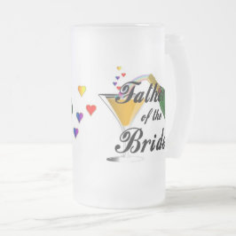 Vater der Braut Mattglas Bierglas
