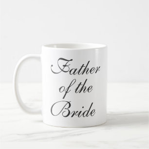 Vater der Braut Save the Date Custom Tasse