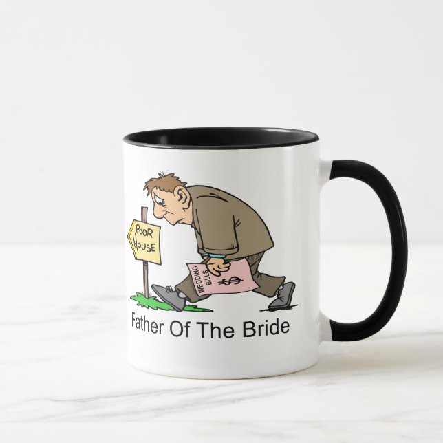 Vater der Braut (schlechtes Haus) Tasse (Rechts)