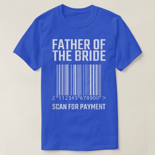 Vater der Braut sucht nach der Bezahlung der sonni T-Shirt (Design vorne)