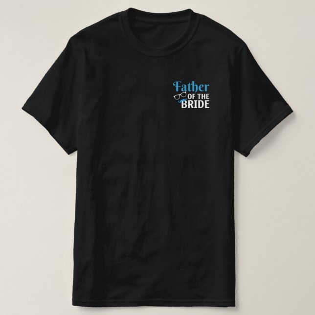 Vater der Braut T-Shirt (Design vorne)