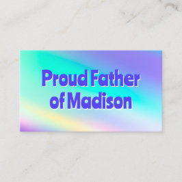 Vater der Braut Telefonnummerkarte