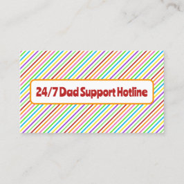 Vater der Braut Telefonnummerkarte