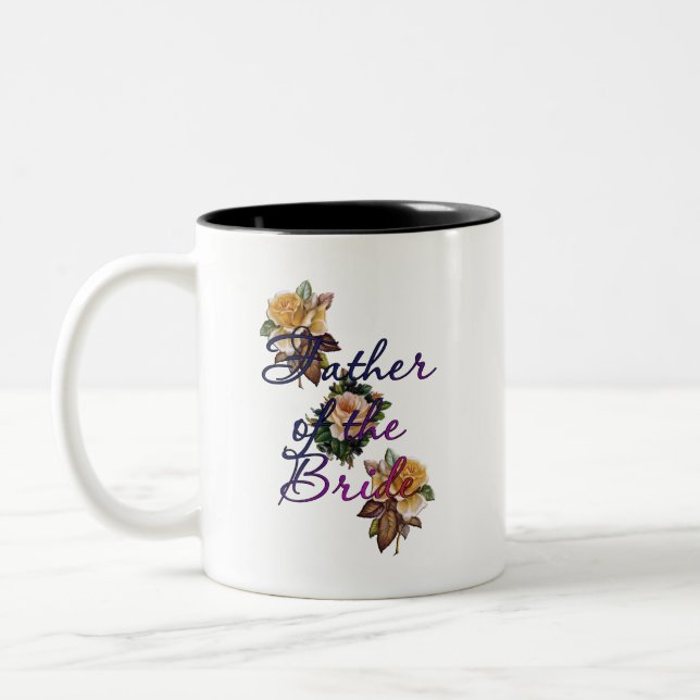Vater der Braut Zweifarbige Tasse (Links)