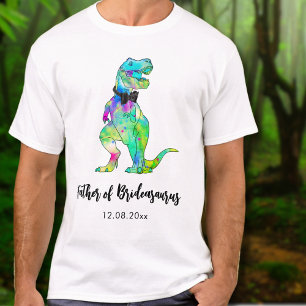 Vater der Brautasaurus-Dinosaurier-Hochzeit T-Shirt