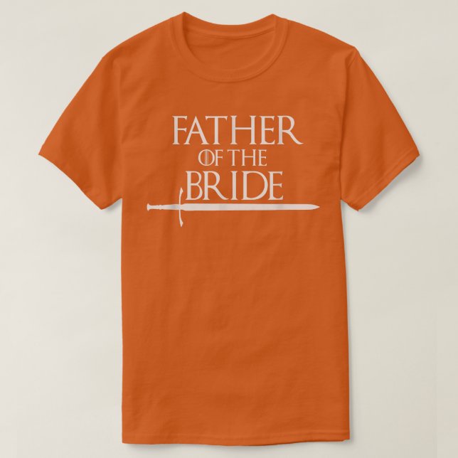 Vater der Brautbridal Wedding Bachelor Party T-Shirt (Design vorne)