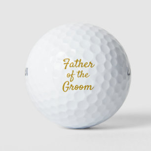Vater der Bräutigam-Andenkens Golfball